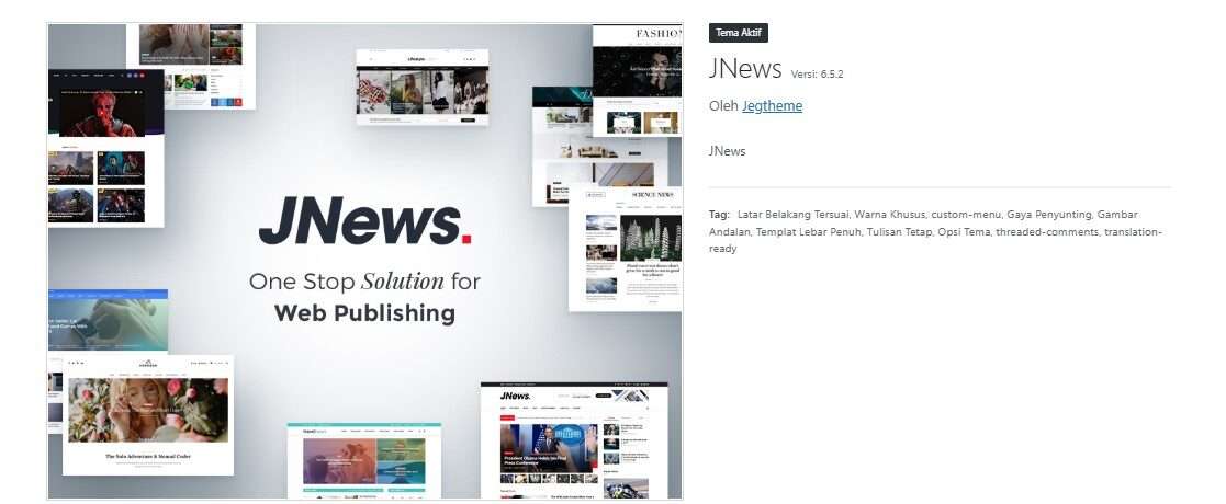 Optimasi Portal Berita WordPress Berbasis Theme JNews